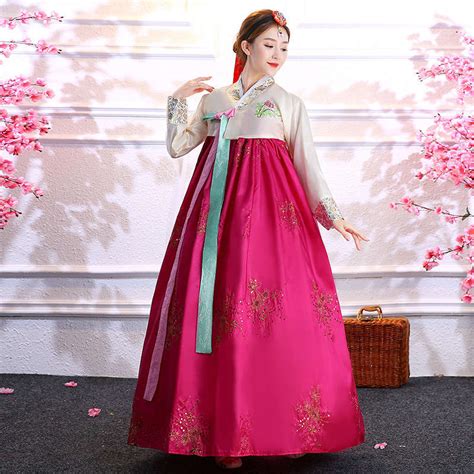 Women Traditional Korean Palace Hanbok Dresses Dae Jang Geum Film