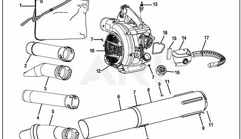 homelite blower parts diagram