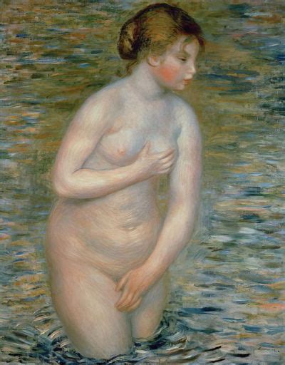 Nude In The Water 1888 By Pierre Auguste Renoir O Tumbex