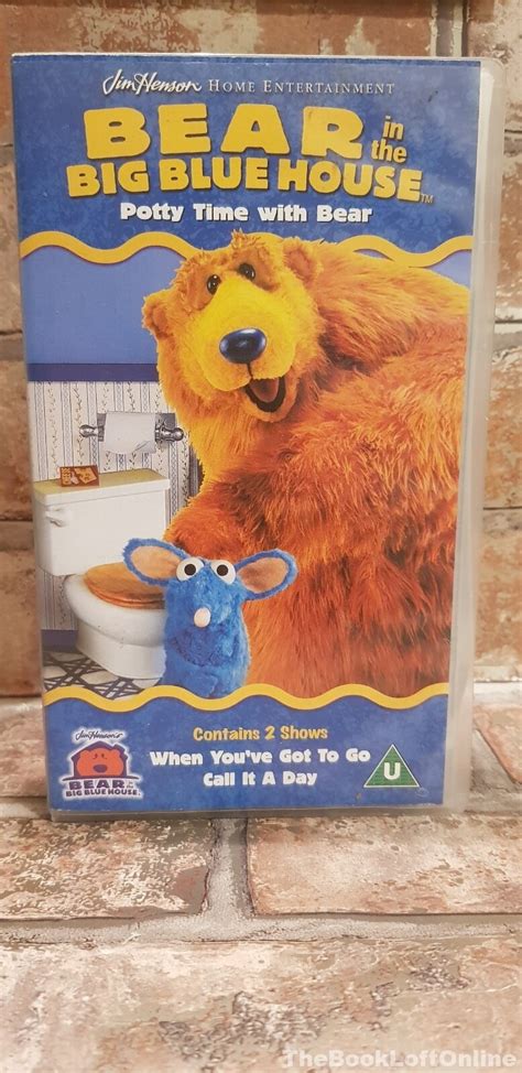 Bear In The Big Blue House Potty Time With Bear Vhs Video Tape Children