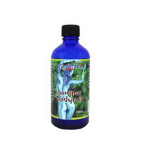 Natural Massage Oil Juniper Body Rub For Thighs Tinderbox