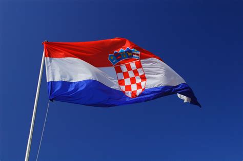 Thick colored silky abstract smoke flags. Croatia Flag Pictures