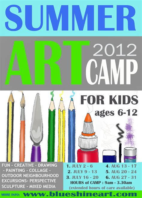 Blueshine Art Summer Art Camp For Kids