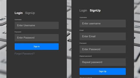 Registration Form In Html Css How To Create Login And Registration