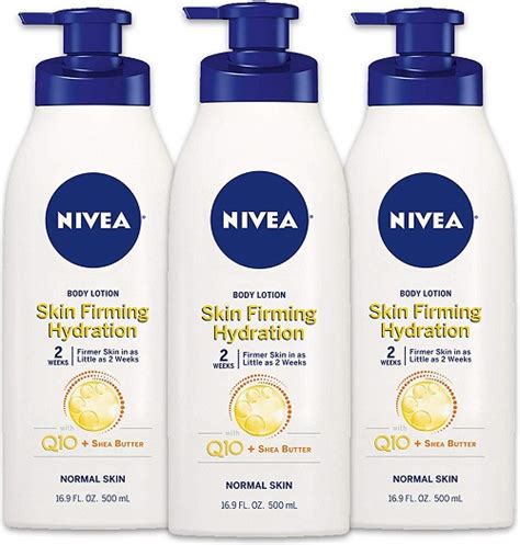 Nivea Skin Firming Hydrating Body Lotion 169 Oz Pack Of 3 1402