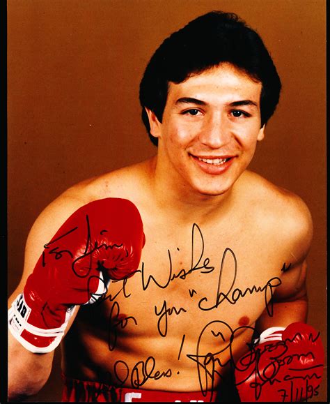 lot detail autographed ray “boom boom” mancini color 8” x 10” boxing photo