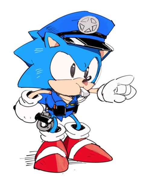 You Are Under Arrest For Going Too Slow Sonic The