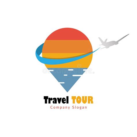 Travel And Tour Logo For Beautiful Destination Stock Vector
