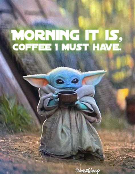 Memes Baby Yoda Coffee Perpustakaan Sekolah