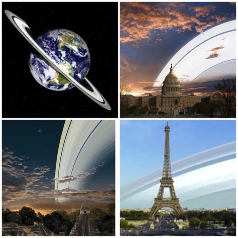 How Earth Would Look If It Had Rings Like Saturn Космос Звезда