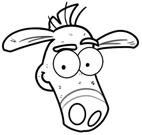 Pony Bramley Face Coloring Page - Free Printable Coloring Pages for Kids