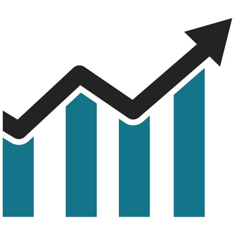 Graphics Charts Chart Business Stats Increase Arrow Up Bars