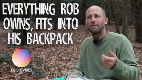 Rob Greenfield Has Only 50 Possessions And They All Fit Into His Bag Greenfield