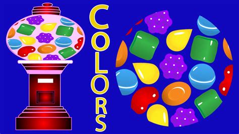 Colors For Children To Learn With Gumball Machine Colours For Kids To