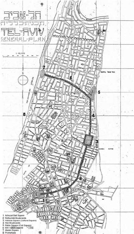 Geddes Plan Tel Aviv City Council Historic Archive Download