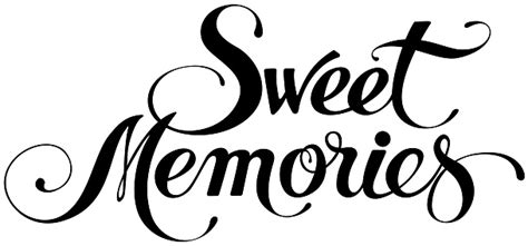 sweet memories custom calligraphy text stock illustration download image now achievement