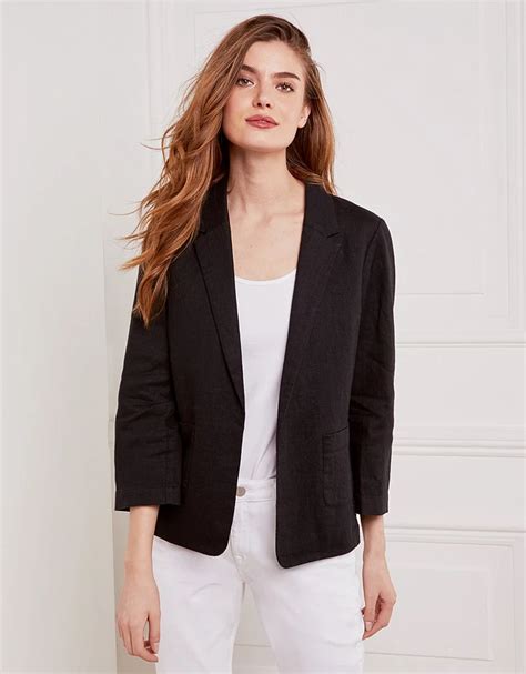 Linen Unlined Jacket Clothing Sale The White Company Uk