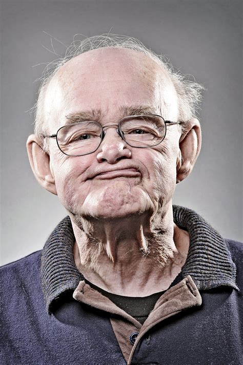 Funny Old Man Face