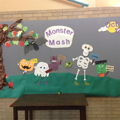 Monster Mash Bulletin Board Halloween Themes Thanksgiving Theme