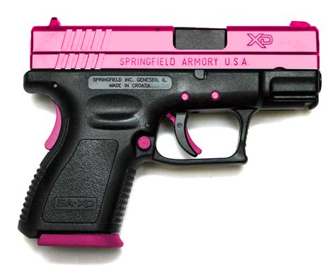 Bolsos De Trapillo Pink Handgun Springfield
