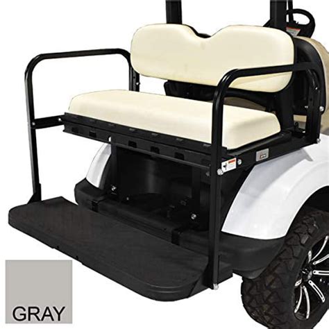 Gtw Mach3 Golf Cart Rear Flip Seat Yamaha Drive2 Years 2017 Up Gray