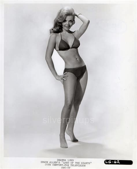 Orig 1968 DEANNA LUND In Skimpy Bikini Pin Up Portrait LAND OF THE