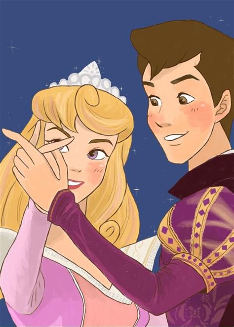 princess aurora and prince philip about to share their romantic dance disney princess art