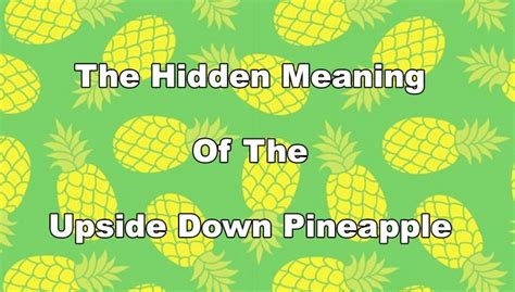 Upside Down Pineapple: What Does it Mean? - Fruit Faves gambar png