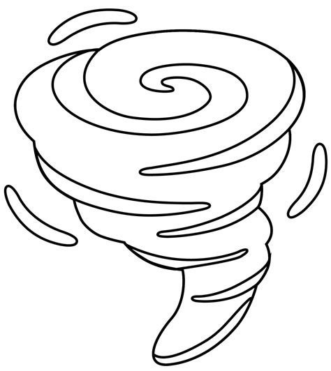 Get Creative With Tornado Coloring Pages Free Printable Sheets