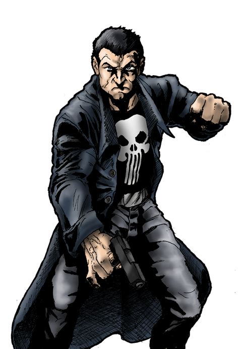 The Punisher Color By Rayluaza On Deviantart