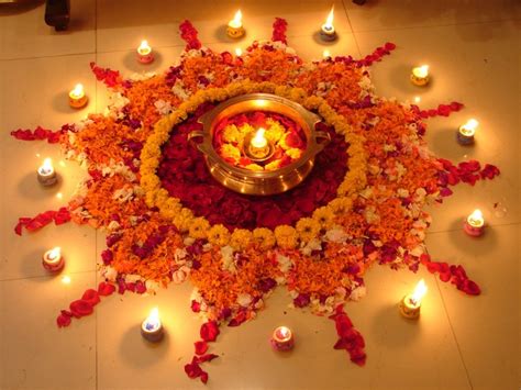 Budget Home Decoration Ideas For Diwali Flower Lights Interiors