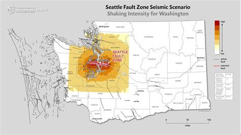 Seattle Earthquake Risk Map Us States On Map