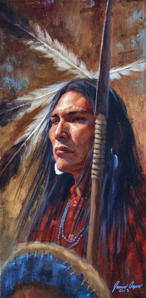 Cheyenne Warrior Painting By James Ayers Native American Art American Painting American