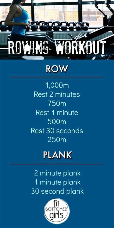 Workout I Did Rowing And Planks Fit Bottomed Girls