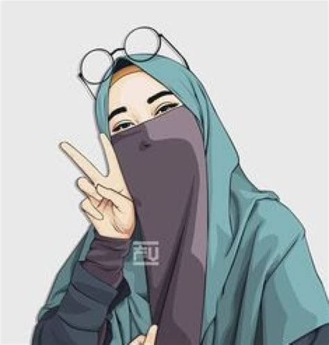 26 Gambar Kartun Hijab Berdoa Galeri Animasi