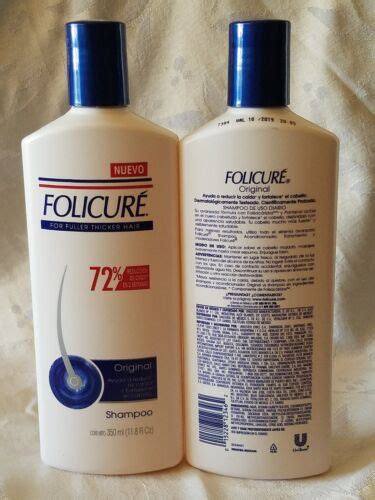 2 Folicure Original Shampoo For Fuller Thicker Hair 350ml 118 Fl Oz