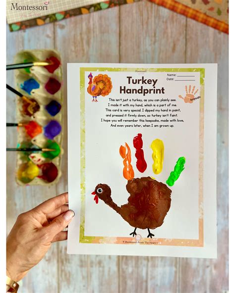 Hand Turkey Art