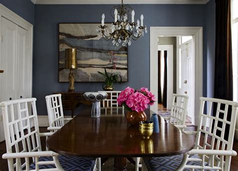 So, what is your fave color combo for the interior? Blue Dining Room - Contemporary - dining room - Angie ...