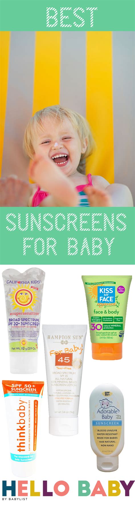 Best Sunscreen For Babies Best Baby Sunscreen Kids Health Toddler
