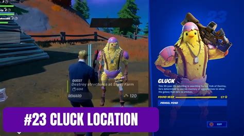 Cluck Character Location 23 Fortnite Character Collection Season 6 Youtube