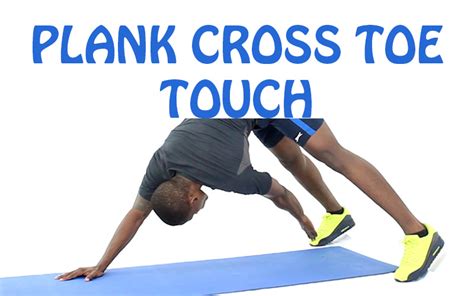 How To Do Plank Cross Toe Touch Exercise Properly Focus Fitness
