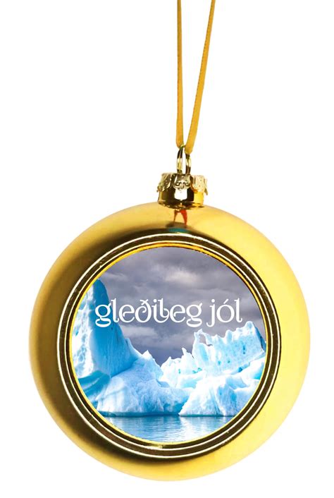 Christmas Ornaments Travel Iceland Blue Lagoon Aqua Xmas Ball Ornaments