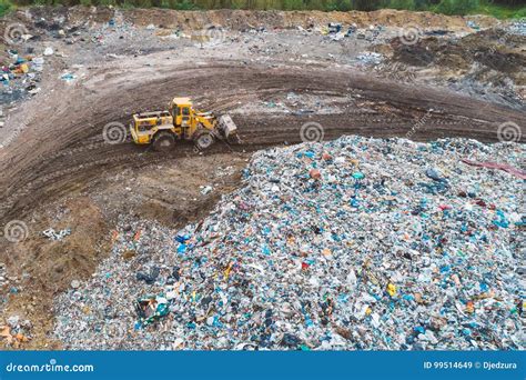 Aerial View Of Landfill Stock Image Image Of Industrial 99514649