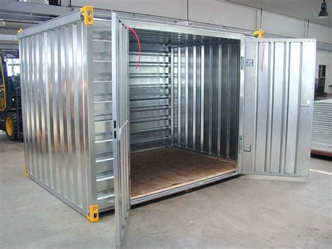 3m Storage Container Double Side Doors Flat Pack Kovobel Uk