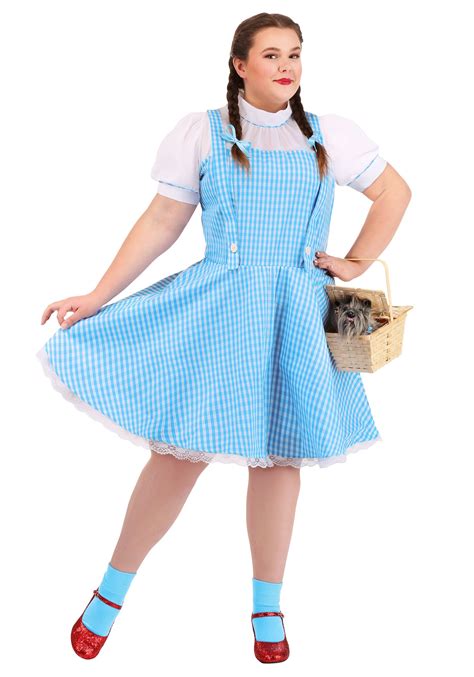 Plus Size Wizard Of Oz Dorothy Costume For Women