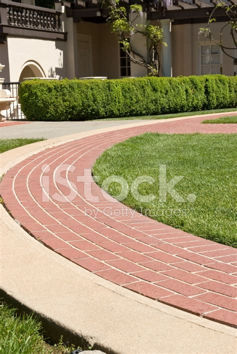 Curved Footpath Stock Photo Royalty Free Freeimages