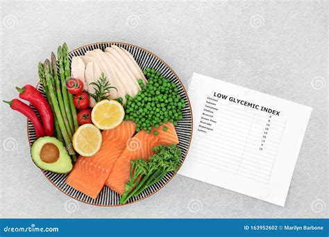Low Gi Food For A Diabetic Diet Stock Photo Image Of Glucose