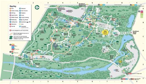 Printable Bronx Zoo Map