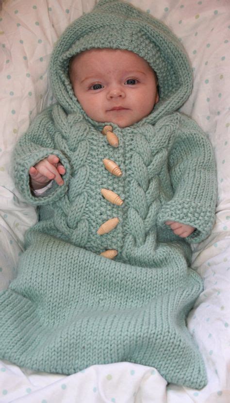 Baby Bunting Knitting Pattern Would Be An Awesome Shower T Diy