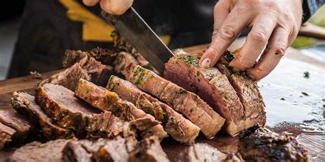 This hickory smoked prime rib is rubbed with a garlic, rosemary, thyme, dijon, and worcestershire mix then smoked low and slow on the traeger. Roasted Prime Rib with Mustard and Herbs De Provence ...